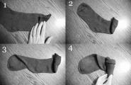 Букет из носков для мужчины своими руками — фото мастер-класса